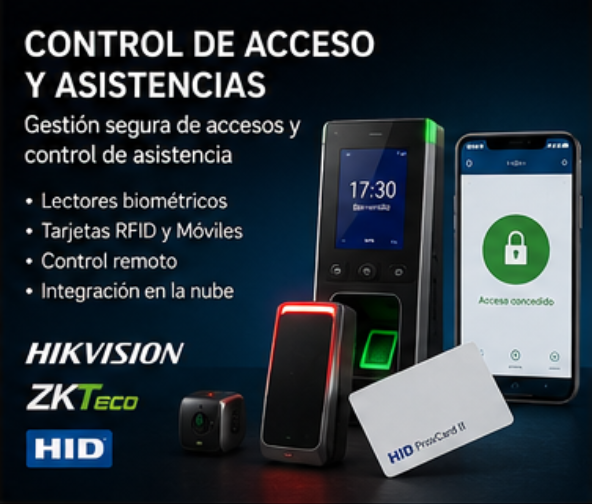 Control de acceso y asistencias