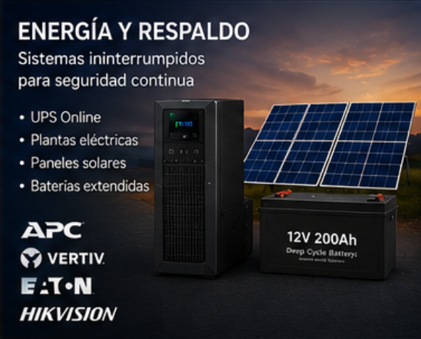 Energía y respaldo